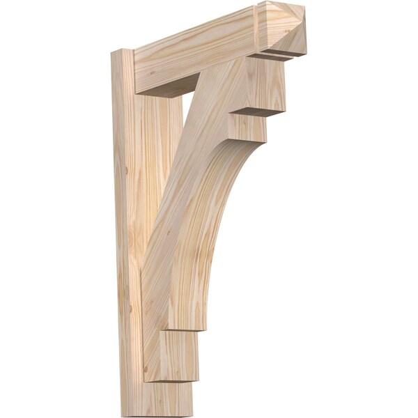 Ekena Millwork Merced Smooth Arts and Crafts Outlooker, Douglas Fir, 5 1/2"W x 20"D x 28"H OUT06X20X28MRC03SDF - main